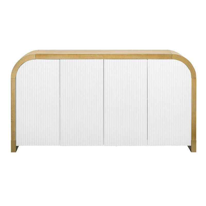 Armoire 4 portes de 59,8 po de largeur avec étagères réglables - S/O
