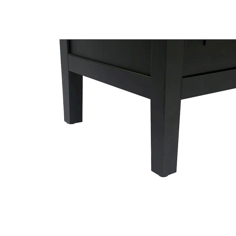 Buffet 4 portes en bois twill de style campagnard américain vintage pour salon, salle à manger ou entrée.