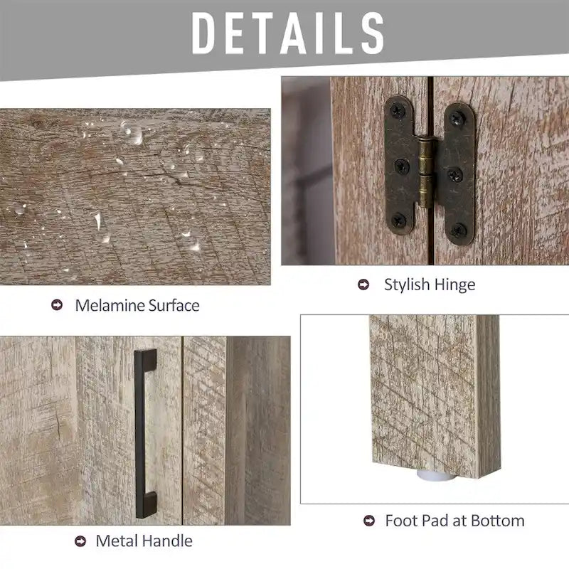 Armoire de salle de bain avec tiroir et étagère réglable